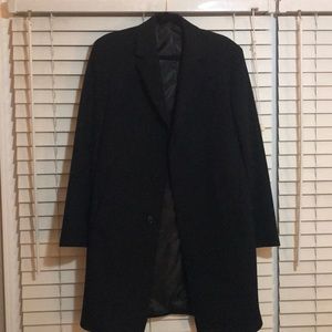 JoS. A. Bank black topcoat